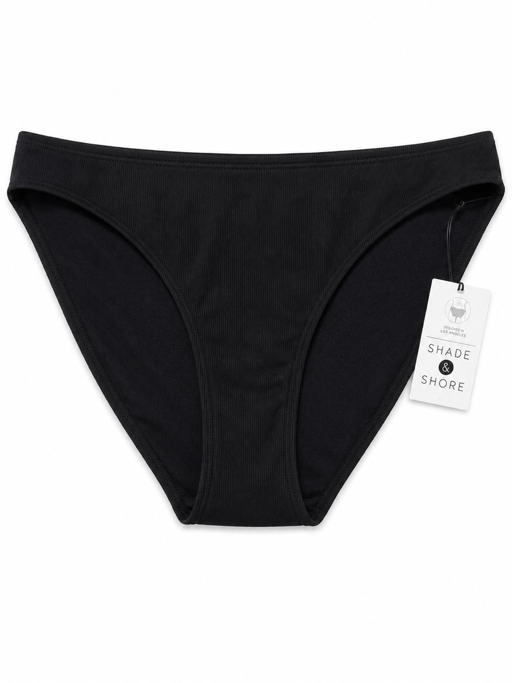 Shade & Shore Black Classic Bikini Bottom